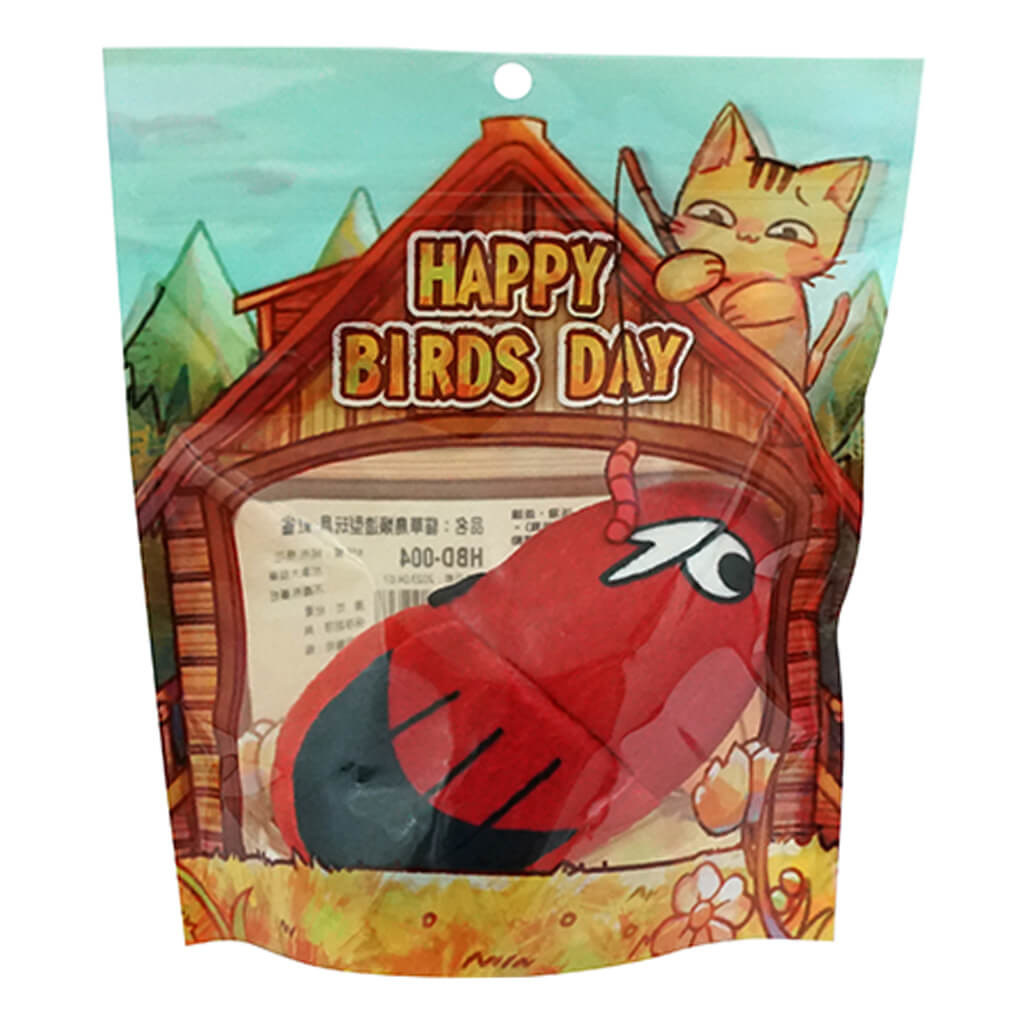 紅雀-貓草鳥類造型貓玩具