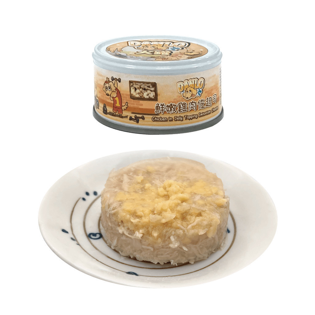 鮮嫩雞肉佐起司犬罐-丹露DL-0404 鮮嫩雞肉佐起司犬罐-丹露DL-0404