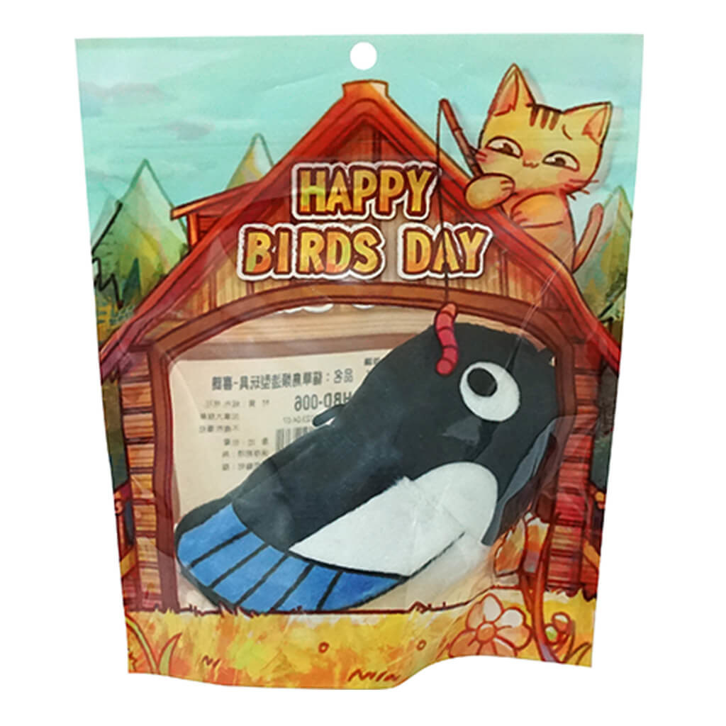 喜鵲-貓草鳥類造型貓玩具