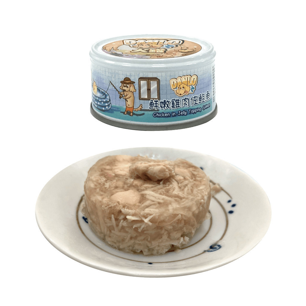 鮮嫩雞肉佐鮪魚犬罐-丹露DL-0405 鮮嫩雞肉佐鮪魚犬罐-丹露DL-0405